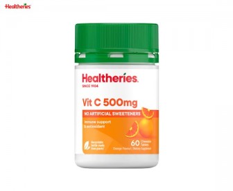Healtheries 贺寿利 维生素C咀嚼片500mg 60粒 Healtheries 贺寿利 维生素C咀嚼片500mg 60粒